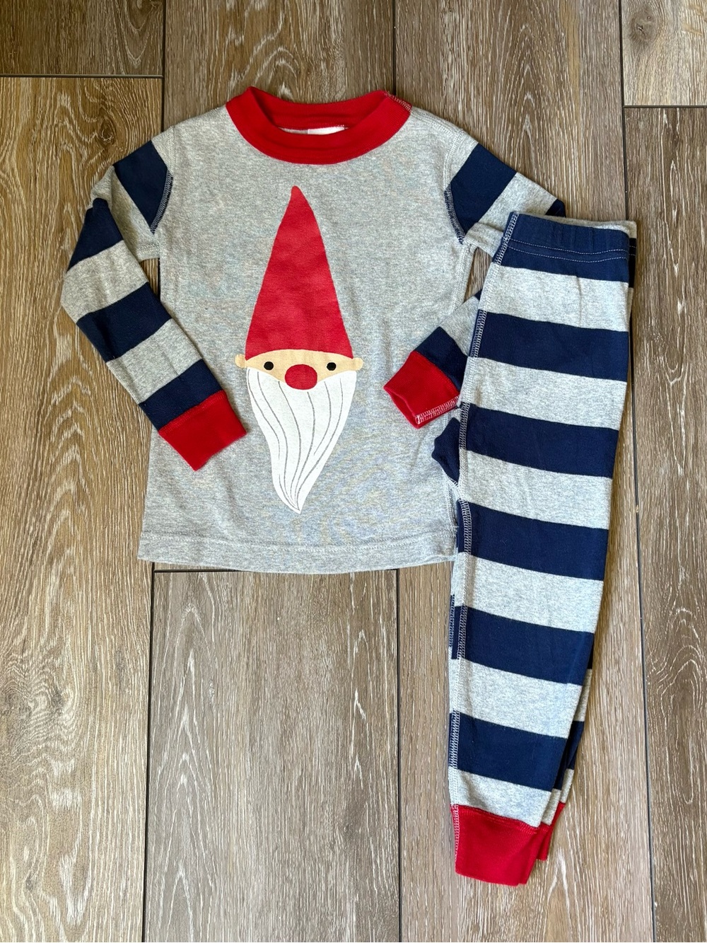 Hanna Andersson Holiday Gnome Long Johns Set